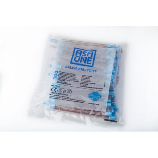 eyector-ASA EYECTORES DE SALIVA ASA ONE 100 UNIDADES