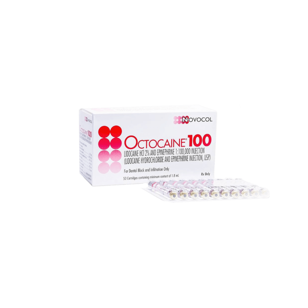 ANESTESIA OCTOCAINE 2% LIDOCAINA X 50 UND NOVOCO – SumiDent
