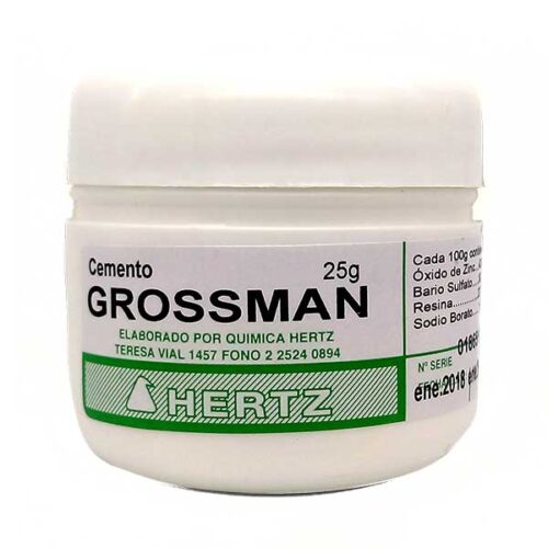 Cemento Grossman en polvo  Presentación 25grs.