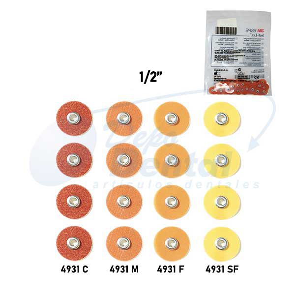 Discos Soflex 30 Unidades Plástico 3M Solventum
