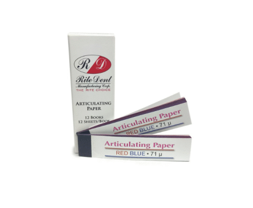 Papel Articular Recto Rojo/Azul Rite-Dent