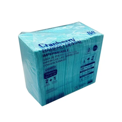 1725048161246-MKOOW1EGZJ-1-1 Babero Dental o Campo de Trabajo Impermeable 33x45cm 100 Unds DESECHABLES CRANBERRY